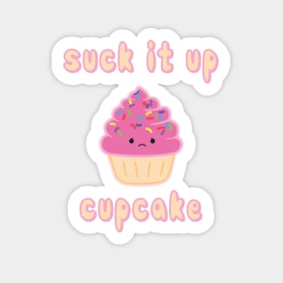 Suck it up, Strawberry Cupcake Sticker